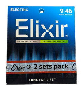 Elixir GNT[ GLM^[ 2Zbg OPTIWEB Custom Light .009-.046 #19027[`OXցAAs]