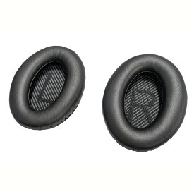 イヤーパッド イヤークッション 左右セット 《ブラック》 交換用 BOSE QC25 QC2 QC15 SoundTrue AE2 ヘッドフォン ヘッドホン[定形外郵便、送料無料、代引不可]