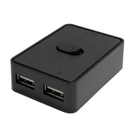 USB2.0スイッチセレクター 双方向 2入力1出力 キーボード マウス スキャナ プリンタ USB切替器[定形外郵…