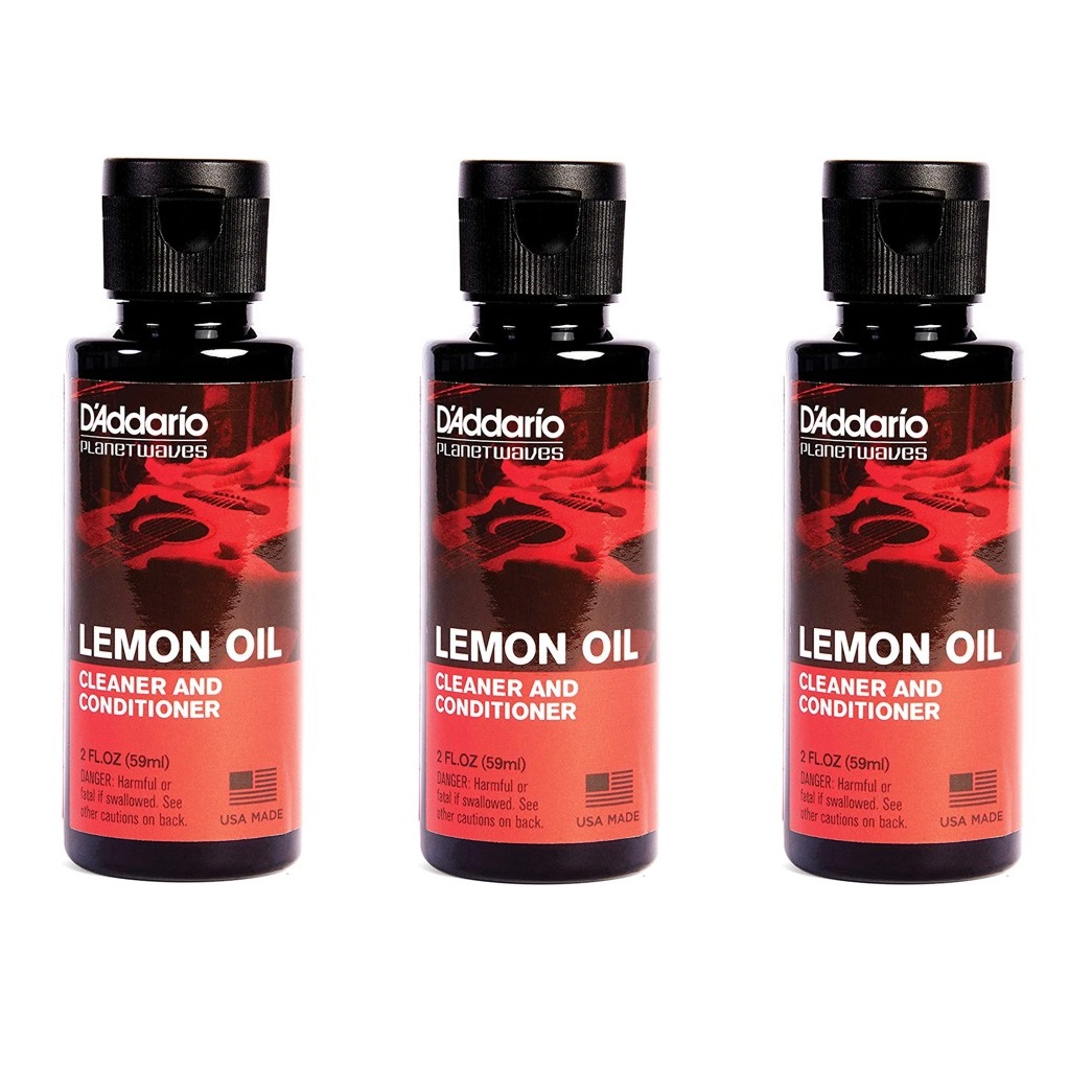 PlanetWaves プラネットウェーブス レモンオイル PW-LMN Lemon Oil 3本セット[定形外郵便、送料無料、代引不可]