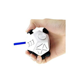 12面 フィジェットキューブ Fidget Cube フィジェットトイ ストレス解消キューブ 無限キューブ (ホワイト)[定形外郵便、送料無料、代引不可]