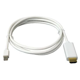 Mini DisplayPort - HDMI 変換ケーブル 1.8m (ホワイト)[定形外郵便、送料無料、代引不可]