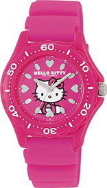 [シチズン キューアンドキュー]CITIZEN Q&Q 腕時計 Hello Kitty (ハローキティ) ダイバー アナログ表示 10気圧防水 ピンク VQ75-430 レディース[定形外郵便、送料無料、代引不可]