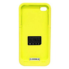 TMY iPhone4/4S用カバー カラーコレクション 充電機能付 イエロー CV-03-YL [iPhone・ipad][消耗品][ゆうパケット発送、送料無料、代引不可]