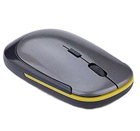 マウス 超薄型 軽量 ワイヤレスマウス USB 光学式 3ボタン 2.4G コンパクト マウス (グレー)[定形外郵便、送料無料、代引不可]