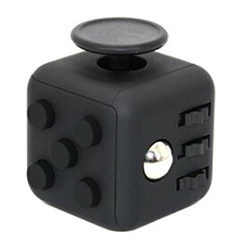 フィジェットキューブ 《ブラック》 Fidget Cube フィジェットトイ ストレス解消キューブ[定形外郵便、送料無料、代引不可]