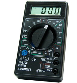 小型 高性能 マルチ デジタルテスター 携帯 整備 配線 導通 電池 チェック DT-830B[ネコポス発送、送料無料、代引不可]