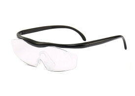 拡大率 1.8倍 メガネ型ルーペ 拡大鏡 カット ブルーライト 両手が使える メガネの上 眼鏡 LOUPENO1[アイデア][便利][定形外郵便、送料無料、代引不可]
