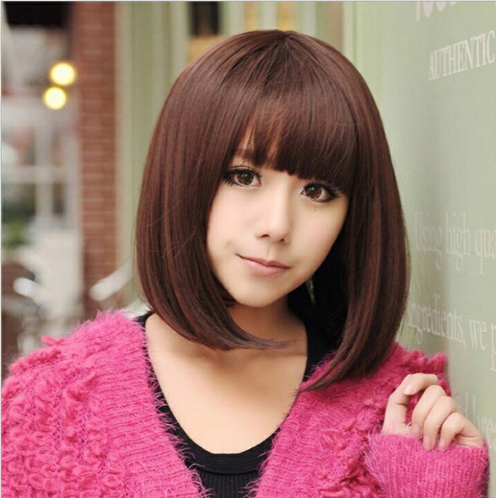 楽天市場 ウィッグ Kタイプ ダークブラウン ロング ボブ ミディアム 茶髪 ゆるふわ 巻き髪 ウイッグ ゆうパケット発送 送料無料 代引不可 Le Ciel