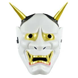 変装マスク お面/おめん 般若(はんにゃ) 尖角ver パーティ用 [定形外郵便、送料無料、代引不可]