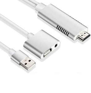 er ڑ iOS iPhone iPad Android hdmi ϊ Ή A_v^[ P[u 3in1 tHD USB ~[O er f[䂤pPbgAAs] a_hdmi