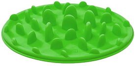 ペット 早食い防止 フードボウル シリコン 《Lサイズ》 《グリーン》 犬 猫 食器 皿[ゆうパケット発送、送料無料、代引不可]