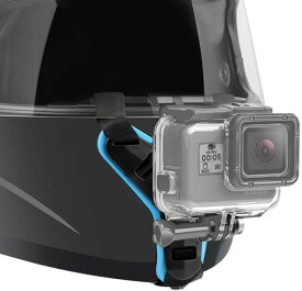 ヘルメットマウント ストラップ 顎マウント GoPro用 アダプター アクションカメラ用 ホルダー バイク 撮影 カメラ固定[定形外郵便、送料無料、代引不可]