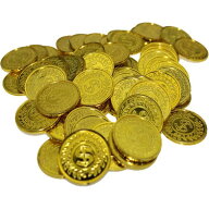 海賊アイテム ゴールドコイン 金貨100枚 セット 金貨 メダル チップ 玩具 おもちゃ 海賊王 演劇 小道具[…