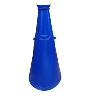 定番の応援アイテム ジャンボメガホン 38cm ブルー [応援グッズ][定形外郵便、送料無料、代引不可]