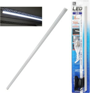 LED CeBO o[Cg 700lm F 6000k 55cm ԐڏƖ fBXvC Ɩ DIY I dXCb` P[ut[(ꕔn)]