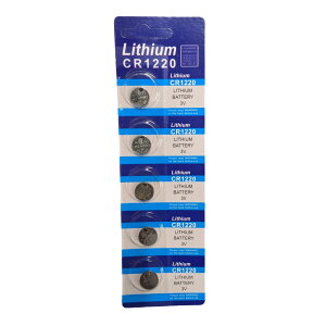 CR1220�{�^���d�r 5���� 3V �R�C���^ �{�^���^ �d�� �����R�� ���v CR-1220[��`�O�X�ցA���������A����s��]