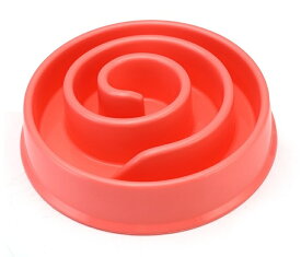 早食い防止 フードボウル 《オレンジ》 犬 猫 食器 お皿 ペット用品[定形外郵便、送料無料、代引不可]