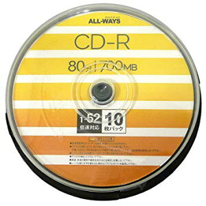ALL-WAYS CD-R 700MB 1-52{10 L^p XshP[X Ch\ ALCR52X10PW[fBA][Օi][(ꕔn)]