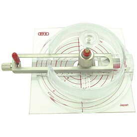 エヌティー サークルカッター 円切りカッター 替刃付き iC-1500P クリア[学校・文具][定形外郵便、送料無料、代引不可]