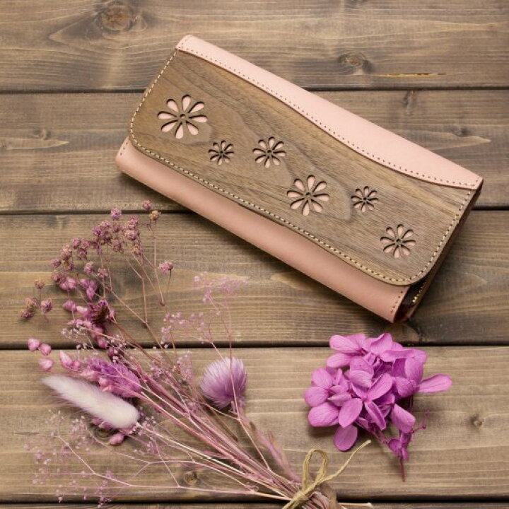 RW Long wallet - ヴァ-コ デザイン革小物・カラフルなヌメ革を使用したオリジナルレザーアイテムの