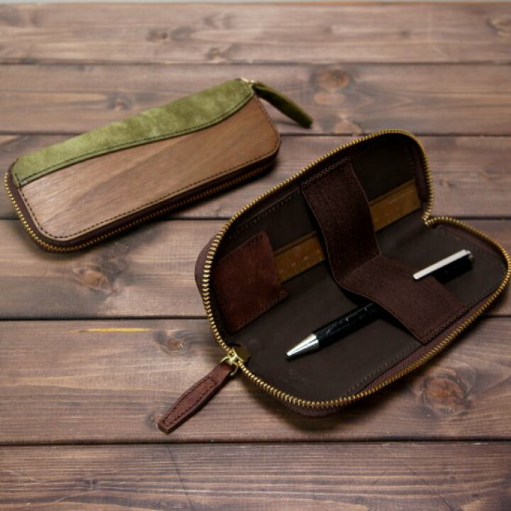 楽天市場】VARCO REAL WOOD ジップペンケース プエブロ ペンケース 革 