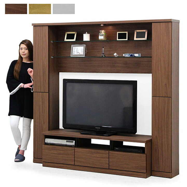 楽天市場】テレビボード ハイタイプ テレビ台 幅190cm 収納力 ホワイト 