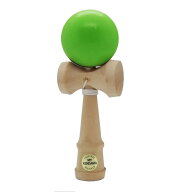 【送料込み】けん玉　MY-KENDAMA　オリジナル　MKS-05　ソリッドカラー　黄緑色　ライトグリーン　自然木…