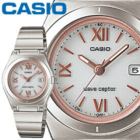 カシオ ウェーブセプター 10DJ レディース ホワイト （ローマ数字） ステンレスバンド タフソーラー 電波時計 CASIO Wave Ceptor