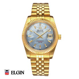 エルジン[ELGIN] 自動巻き 腕時計 貝パール文字盤腕時計 FK1428G-CL ゴールドIPメッキ メンズ 紳士用 オートマチック