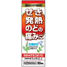 【お買得クーポン対象】【送料無料】【第(2)類医薬品】カゼックス　DXシロップ　小児用 30ml　かぜ　風邪の諸症状　総合感冒薬　小児用ジキニン