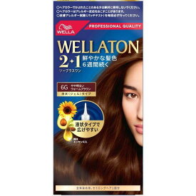 【お買得クーポン対象】【送料無料】ウエラトーン2+1 液状タイプ 6G やや明るいウォームブラウン　白髪染め 1個 　HFCプレステージジャパン　ヘアカラー　白髪　カラーリング