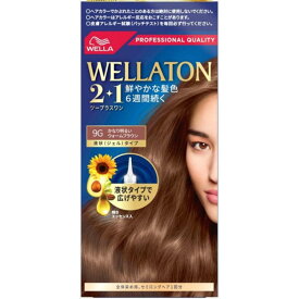 【お買得クーポン対象】【送料無料】ウエラトーン2+1 液状タイプ　9G　かなり明るいウォームブラウン　白髪染め 1個 　HFCプレステージジャパン　ヘアカラー　白髪　カラーリング