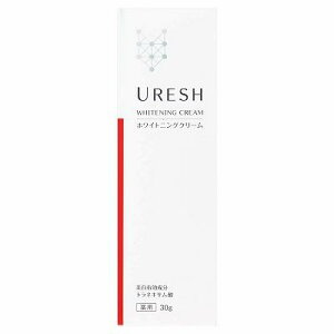 【お買得クーポン対象】【送料無料】新新薬品 ウレッシュホワイトニングクリーム 30g ( トラネキサム酸 美白 ヒアルロン酸 コラーゲン セラミド うるおい 保湿 乾燥 )
