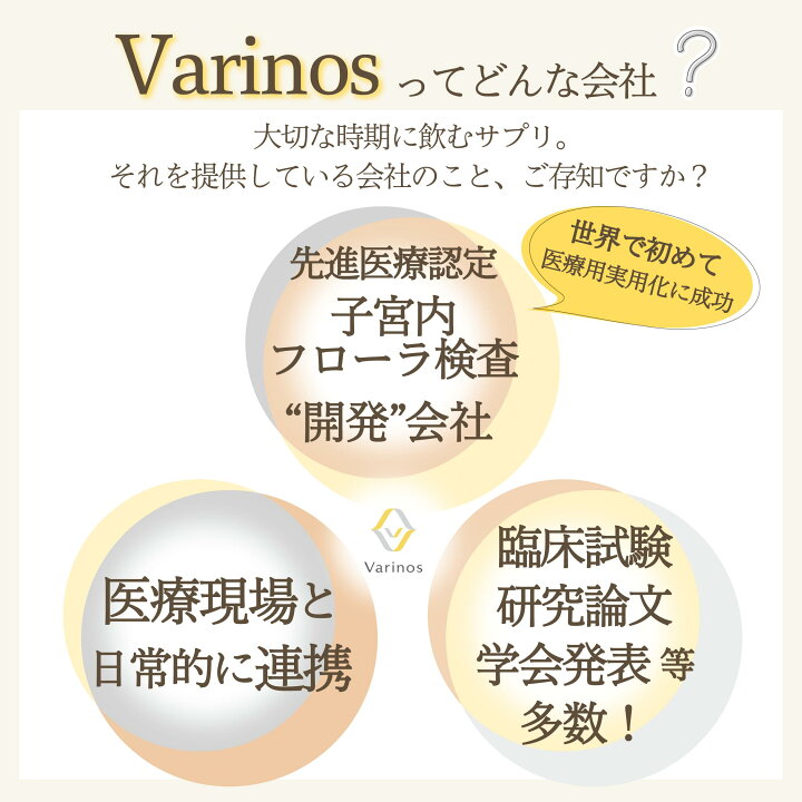 楽天市場】【公式】 Varinos ラクトフェリン 妊活 サプリ 妊娠 出産 