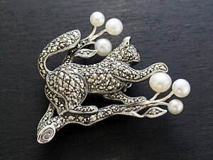 yRokuzan/Rzy̔Lz Silver925/p[/}JWbg AeB[NfUC/u[`y_ggbv