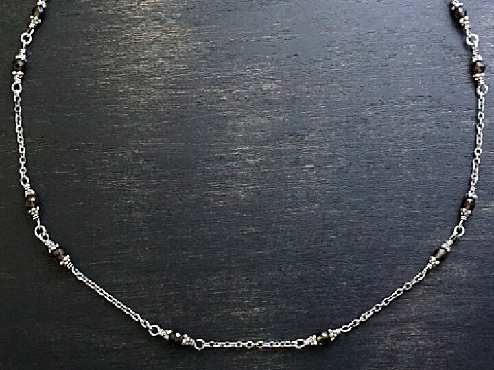 楽天市場】【Rokuzan/碌山】 Silver925/スモーキークォーツ ネックレス 