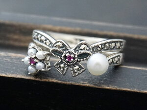 yRokuzan/RzyԂƃ{z Silver925/r[/Wp[/V[hp[ AeB[NfUC/O/2piece set