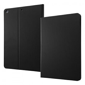 iPad 第9/8/7世代 手帳型 ケース カバー スタンド機能付き/ブラック RT-PA14LC1/B