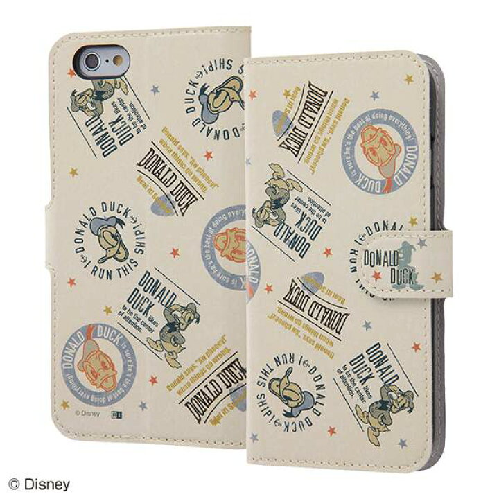 楽天市場 ディズニー Iphone 6s 6 手帳型 ケース カバー ドナルドダック6 Ij Dp6mlc Dd006 Various Label 楽天市場店