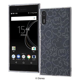 ディズニー Xperia XZs/XZ TPU ケース カバー キラキラ RT-RDXZSA/MKC