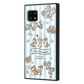 AQUOSsense5G ケース AQUOS sense5G カバー AQUOSsense4 ケース AQUOS sense4 カバーAQUOS sense5G/?AQUOS sense4 『ディズニー キャラクター』 ハイブリッド ケース KAKU 耐衝撃 [ ストラップ ホール 付き ] スクエア 軽量 『チップとデール/Little Chipmunk』