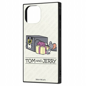 iPhone13mini /『トムとジェリー』/耐衝撃ハイブリッドケース KAKU/おかしなトムとタフィー