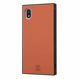 Xperia Ace III 耐衝撃ハイブリッドケース KAKU/ダークオレンジ