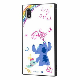 Xperia Ace III / 『ディズニーキャラクター』/耐衝撃ハイブリッドケース KAKU / 『リロ＆スティッチ/落書き』