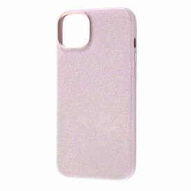 iPhone 14 Plus オープンレザーケース キラキラ GLITZY SUGAR/ピンク
