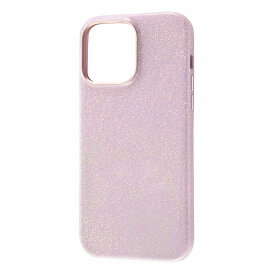 iPhone 14 Pro Max オープンレザーケース キラキラ GLITZY SUGAR/ピンク