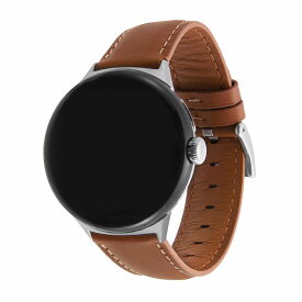 Google Pixel Watch 2 / Google Pixel Watch 本革レザーベルト バンド 20mm幅/ブラック/ブラウン/ライトグレー