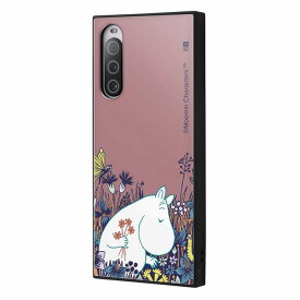 Xperia 10 V / 『ムーミン』/耐衝撃ハイブリッドケース KAKU / ムーミンと花畑