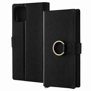 iPhone 15 Plus ϏՌ 蒠^U[P[X KAKU Ring/ubN